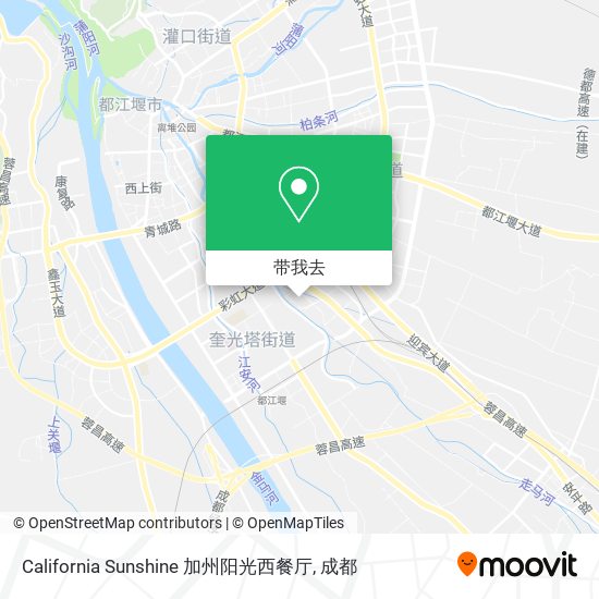 California Sunshine 加州阳光西餐厅地图