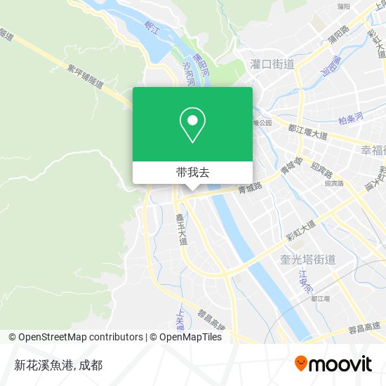 新花溪魚港地图