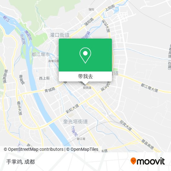 手掌鸡地图