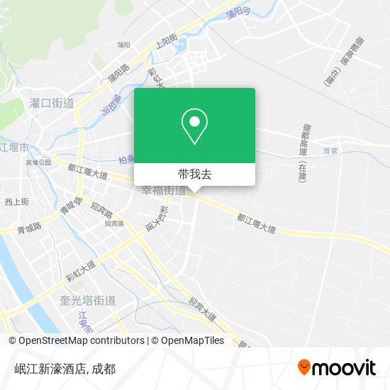 岷江新濠酒店地图