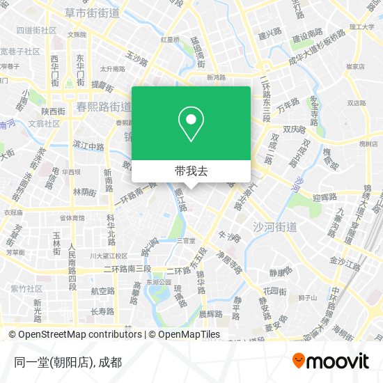 同一堂(朝阳店)地图