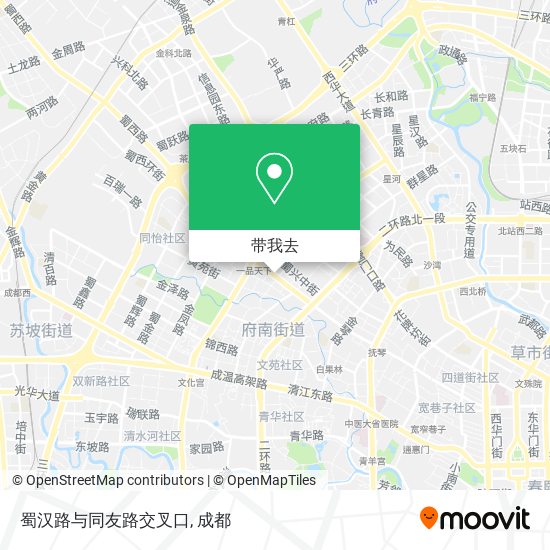 蜀汉路与同友路交叉口地图