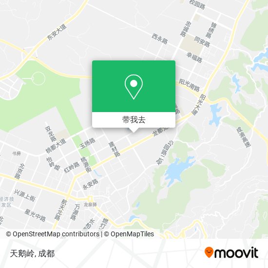 天鹅岭地图