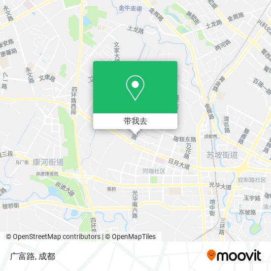 广富路地图