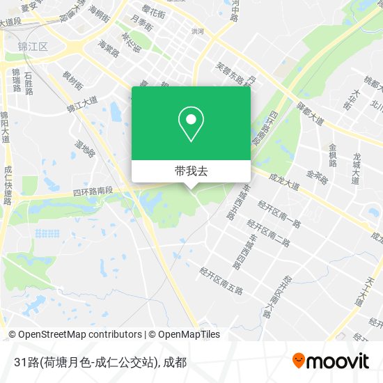 31路(荷塘月色-成仁公交站)地图