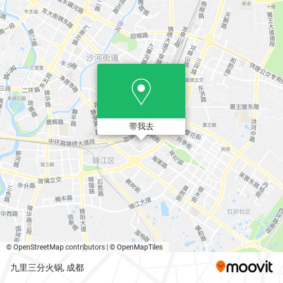 九里三分火锅地图