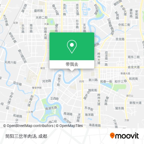 简阳三岔羊肉汤地图