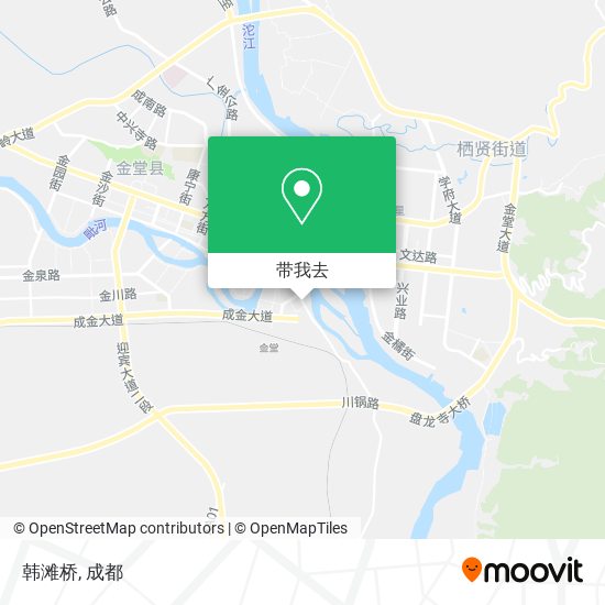 韩滩桥地图