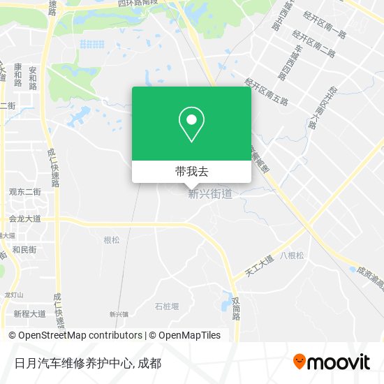 日月汽车维修养护中心地图