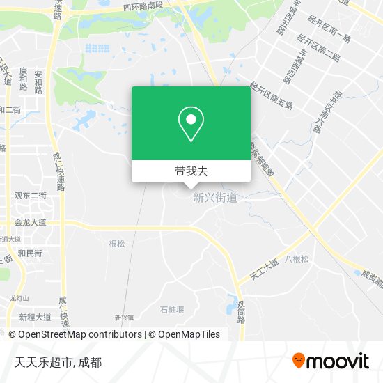 天天乐超市地图