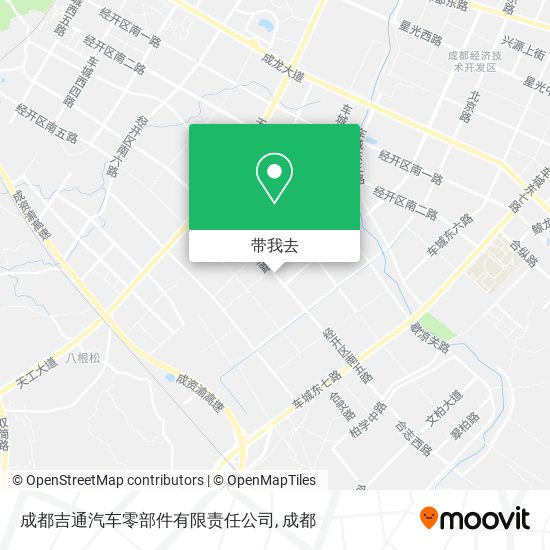 成都吉通汽车零部件有限责任公司地图