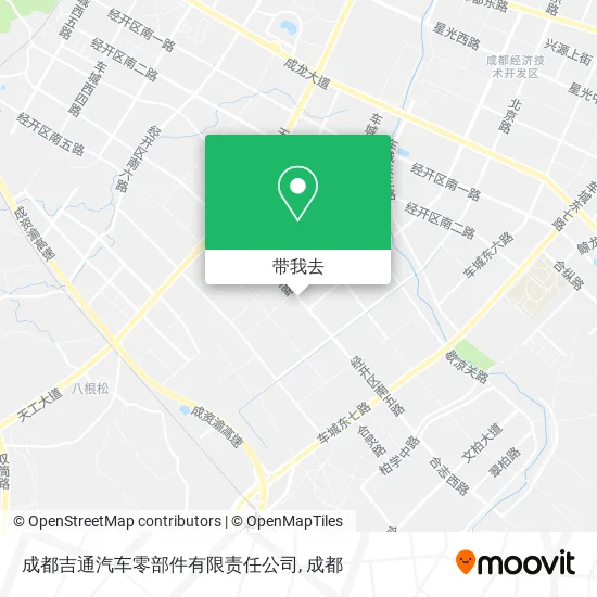 成都吉通汽车零部件有限责任公司地图