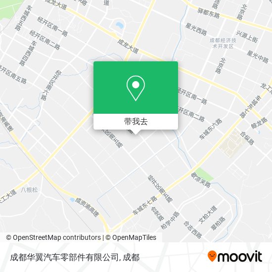 成都华翼汽车零部件有限公司地图
