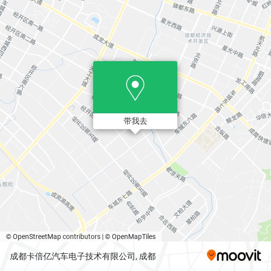 成都卡倍亿汽车电子技术有限公司地图