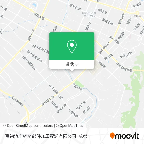 宝钢汽车钢材部件加工配送有限公司地图