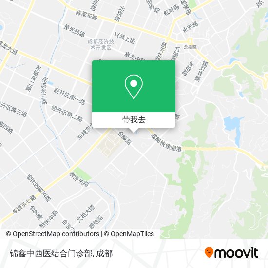 锦鑫中西医结合门诊部地图