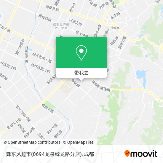 舞东风超市(0694龙泉鲸龙路分店)地图