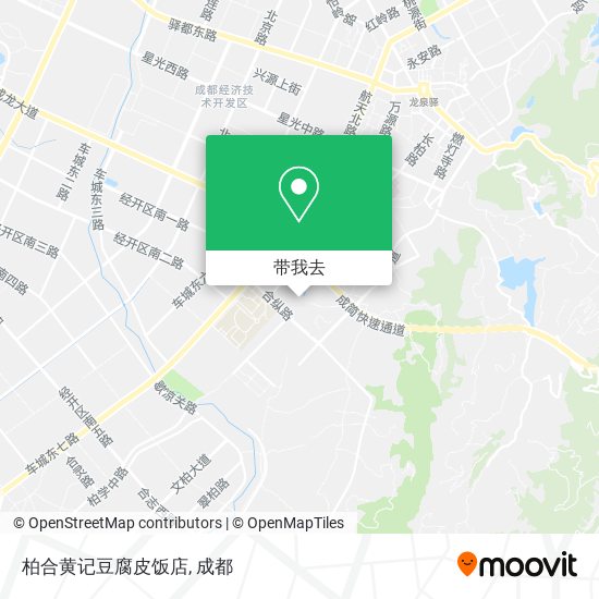 柏合黄记豆腐皮饭店地图