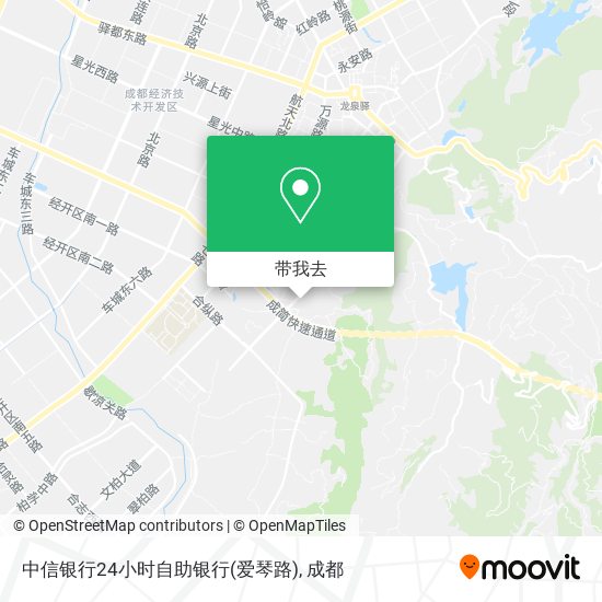 中信银行24小时自助银行(爱琴路)地图