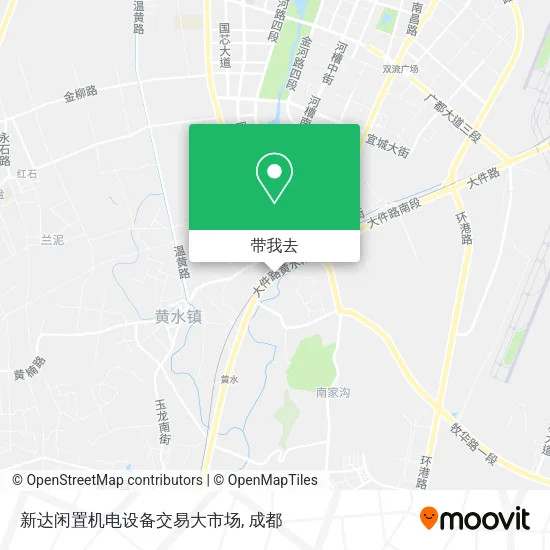 新达闲置机电设备交易大市场地图