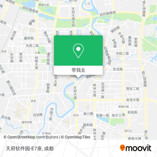 天府软件园-E7座地图