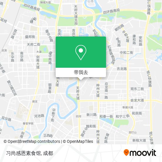 习尚感恩素食馆地图