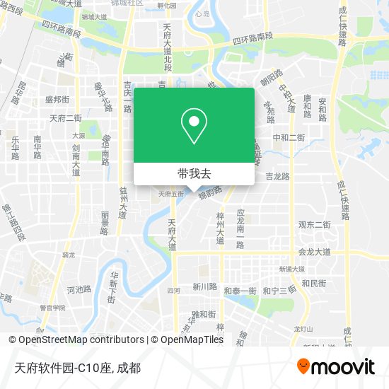 天府软件园-C10座地图