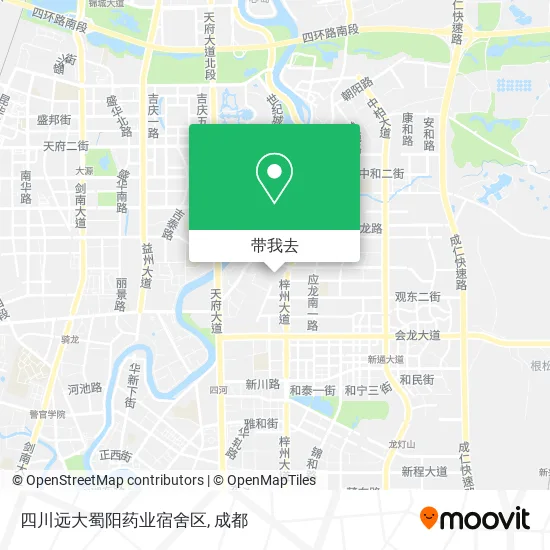 四川远大蜀阳药业宿舍区地图