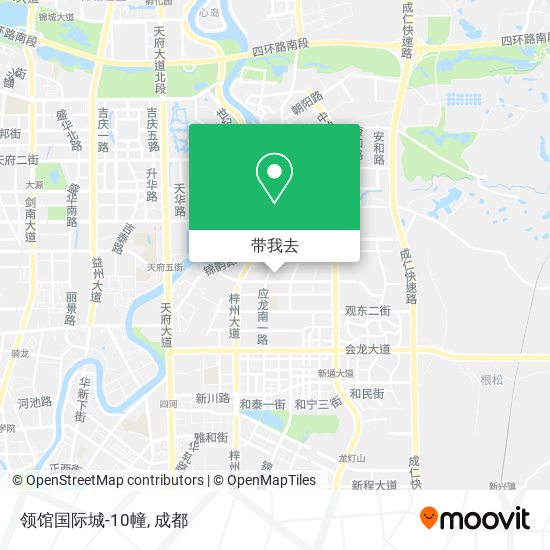 领馆国际城-10幢地图
