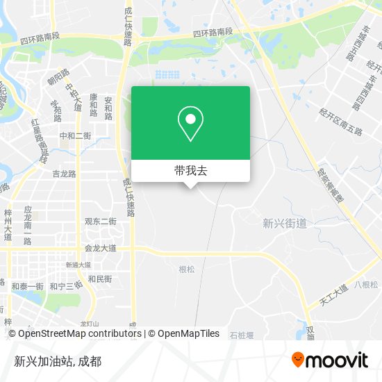 新兴加油站地图