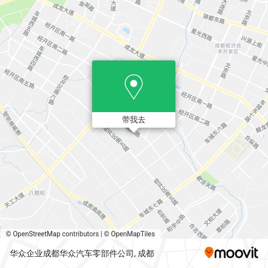华众企业成都华众汽车零部件公司地图