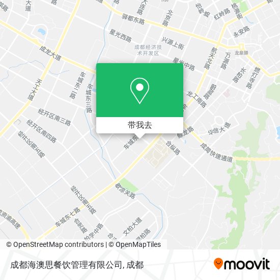 成都海澳思餐饮管理有限公司地图