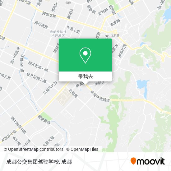 成都公交集团驾驶学校地图