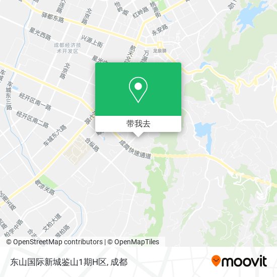 东山国际新城鉴山1期H区地图