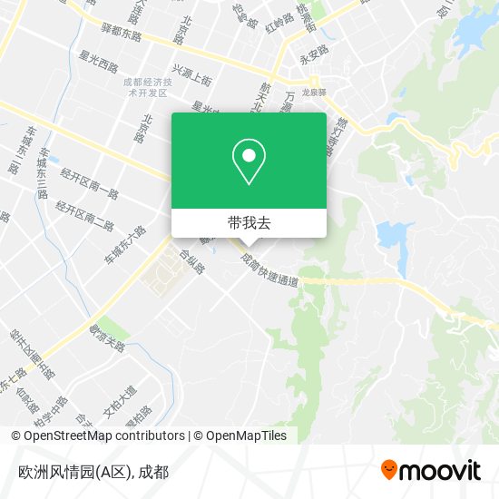 欧洲风情园(A区)地图