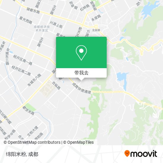 绵阳米粉地图