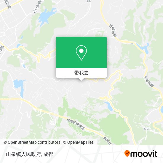 山泉镇人民政府地图
