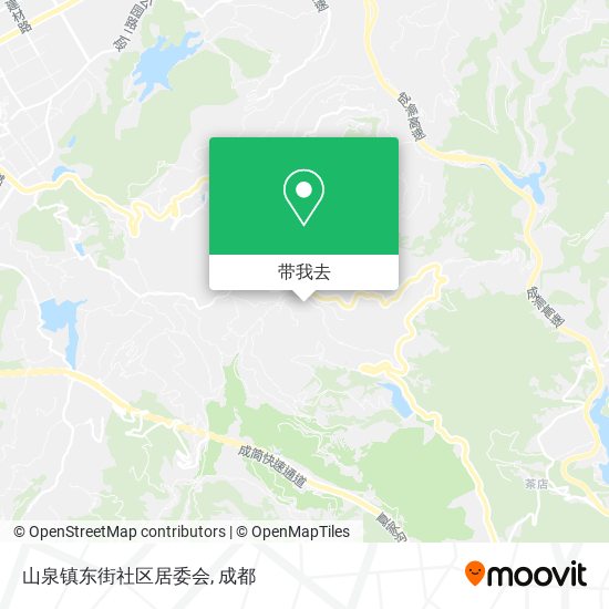 山泉镇东街社区居委会地图