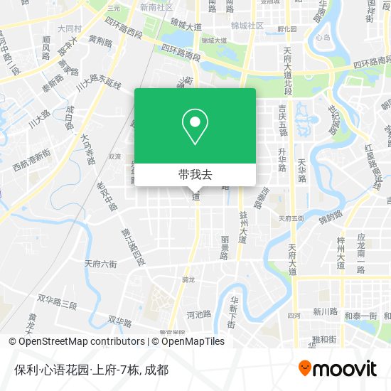 保利·心语花园·上府-7栋地图