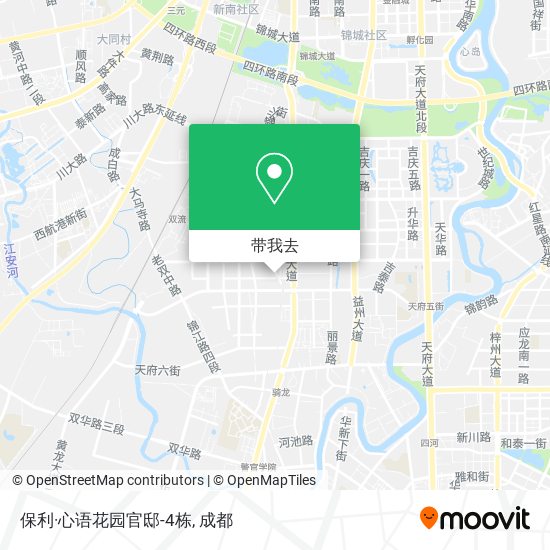 保利·心语花园官邸-4栋地图