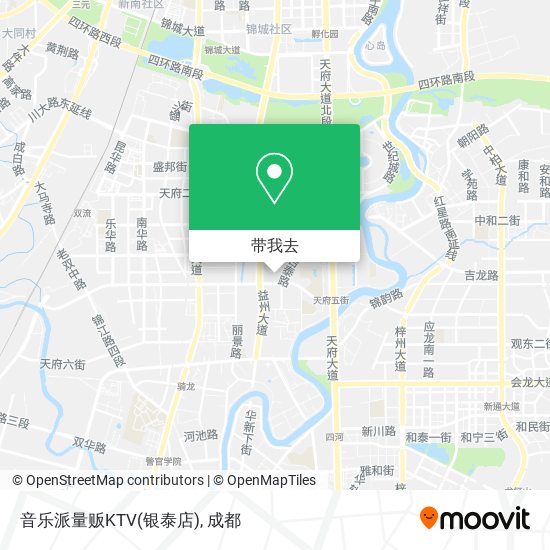 音乐派量贩KTV(银泰店)地图