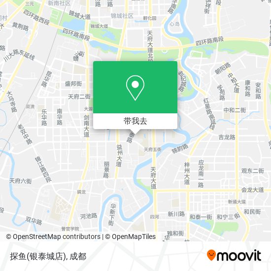 探鱼(银泰城店)地图