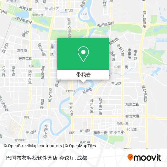 巴国布衣客栈软件园店-会议厅地图