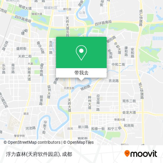 浮力森林(天府软件园店)地图