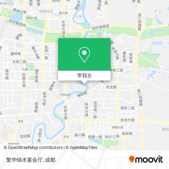 繁华锦水宴会厅地图