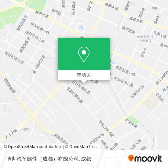 博世汽车部件（成都）有限公司地图