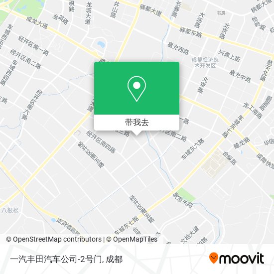 一汽丰田汽车公司-2号门地图