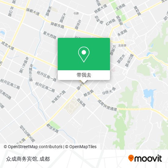 众成商务宾馆地图