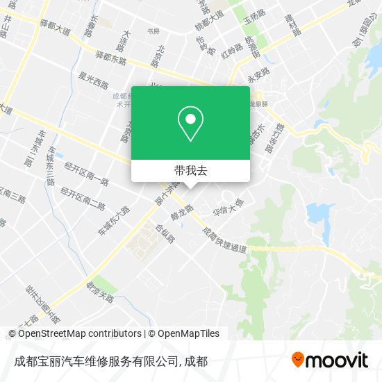 成都宝丽汽车维修服务有限公司地图