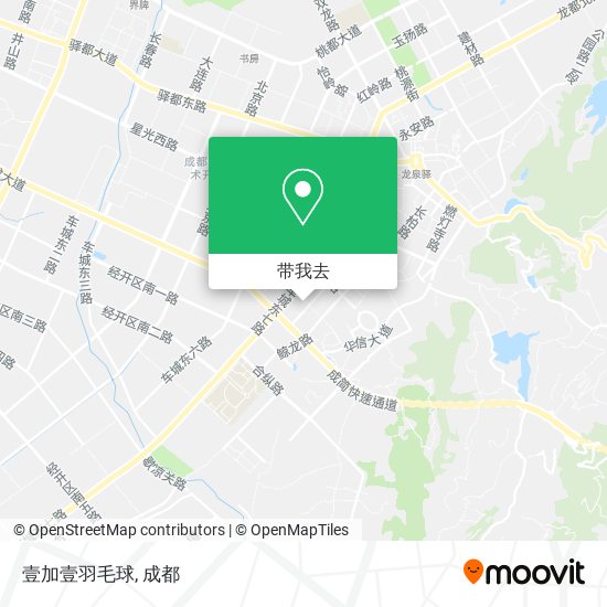 壹加壹羽毛球地图